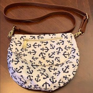 Anchor patterned purse